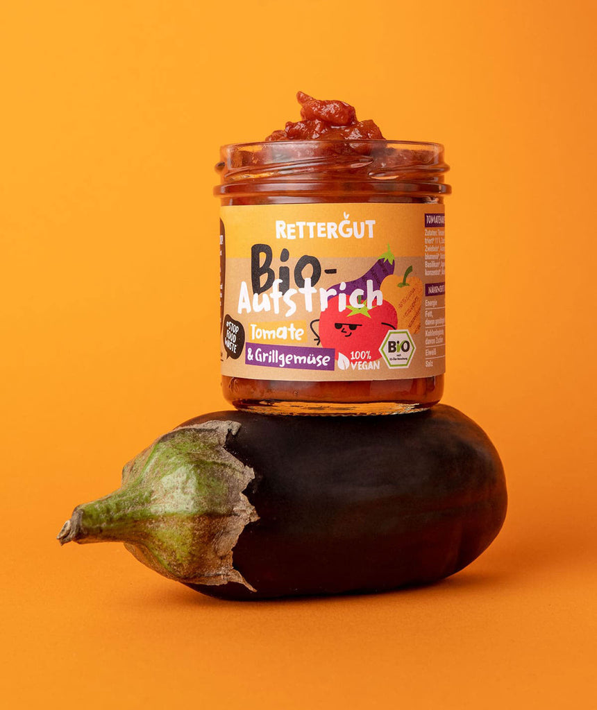 Lade das Bild in den Galerie-Viewer, Bio-Aufstrich Tomate & Grillgemüse (3 Stück) Bio-Aufstrich RETTERGUT
