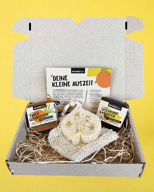 Lade das Bild in den Galerie-Viewer, Duschseifen Geschenkset Seife RETTERGUT
