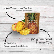 Lade das Bild in den Galerie-Viewer, Fruchtpapier Ananas & Apfel (Dörrwerk, 6 Stück) Obstkonserven Dörrwerk