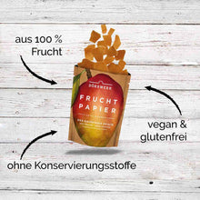 Lade das Bild in den Galerie-Viewer, Fruchtpapier Mango & Apfel (Dörrwerk, 6 Stück) Obstkonserven Dörrwerk
