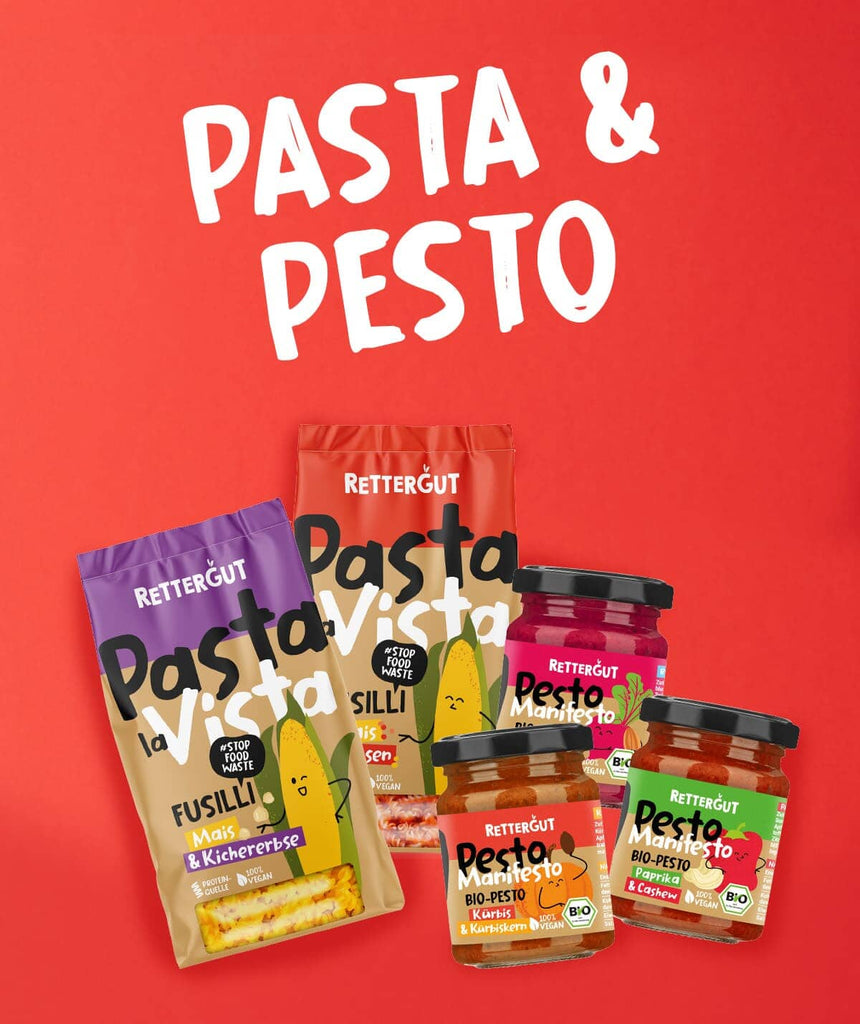 Lade das Bild in den Galerie-Viewer, Pesto & Pasta Probierpaket (5 Artikel) Set RETTERGUT