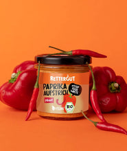 Lade das Bild in den Galerie-Viewer, Bio-Aufstrich Paprika Pikant (3 Gläser) Bio-Aufstrich RETTERGUT 
