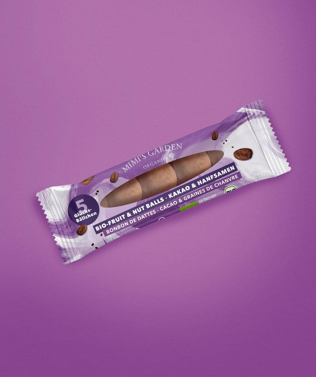 Bio Fruit & Nut Balls Kakao & Hanfsamen (Mimi's Garden, 12 Stück) Fitness & Ernährung Mimi's Garden 