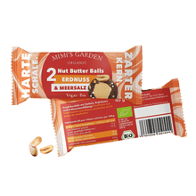 Lade das Bild in den Galerie-Viewer, Bio Nut Butter Balls Erdnuss &amp; Meersalz (12 Stück) Schokolade Mimi&#39;s Garden 
