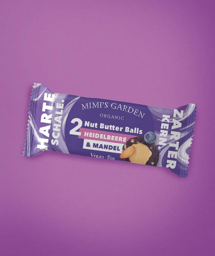 Bio Nut Butter Balls Heidelbeere & Mandel (Mimi's Garden, 12 Stück) Fitness & Ernährung Mimi's Garden 