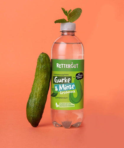 Erfrischungsgetränk Gurke & Minze (6 Flaschen) Getränke RETTERGUT 
