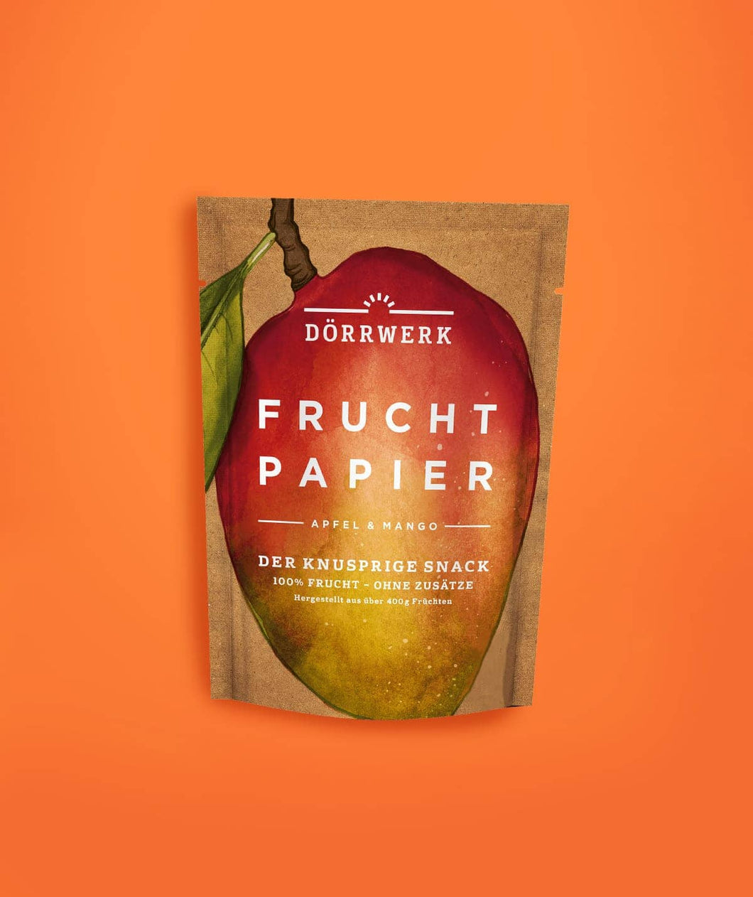Fruchtpapier Mango & Apfel (Dörrwerk, 6 Packungen) Getrocknete Früchte Dörrwerk 