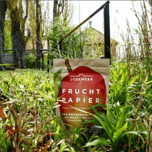 Lade das Bild in den Galerie-Viewer, Fruchtpapier Mango &amp; Apfel (DÖRRWERK, 6 Stück) Obstkonserven Dörrwerk 
